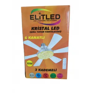 ELİTLET LED AMPUL FANLI 30W 3 KADEMELİ EL-02