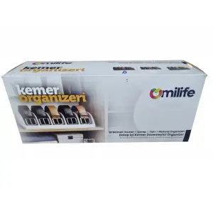 OMİLİFE KEMER ORGANİZER BEYAZ PLS01-151