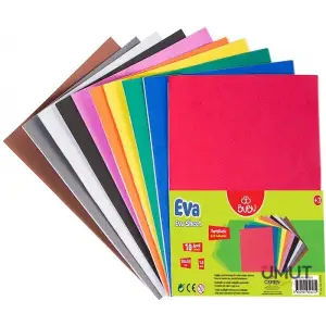 BU-BU YAPIŞKANLI EVA 20X30 10 RENK EV-0036