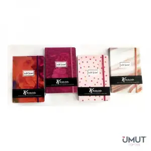 KESKİN JOURNAL DEFTER LASTİKLİ 14X20 80 YP NOKTALI