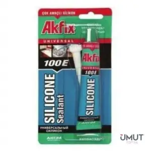 AKFİX 100 E TÜP SİLİKON 50 ML BEYAZ 24/192