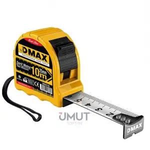 DMAX ŞERİT METRE 10X25 MM DMX-4748 (PKT-12 Lİ)