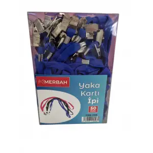 MERBAH MAVİ YAKA KARTI İPİ MRB-2108 (PKT-50Lİ)