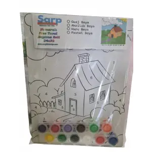SARP 24X32 NUMARALI TUVAL BOYAMA SETİ