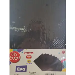BU-BU 20X30 SİYAH EVA 10 LU EV-0045