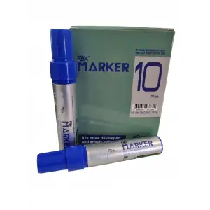 FCX 10 MM MAVİ KESİK UÇ MARKÖR FC-270/M (PK-12Lİ)