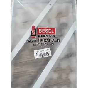 BEŞEL AĞIR TİP RAF ALTI NO:2 BEYAZ 2 Lİ BA-352