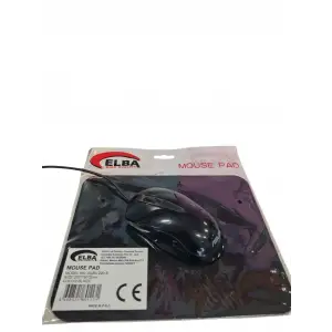 ELBA MOUSE PAD SİYAH ELBA-220-S