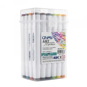 ONAS ÇİFTLİ MARKER KALEM ZW-7001-24 (PK-24/KT-6LI)
