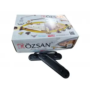 ÖZSAN BÜYÜK KIVRIK ÇEKME SİYAH 5001 (PKT-2 Lİ)