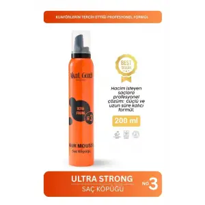 AKATGARDİ SAÇ KÖPÜĞÜ 200 ML ULTRA STRONG NO:3