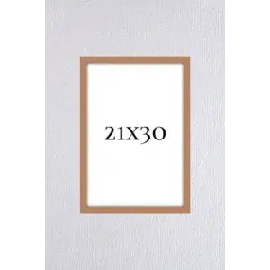 AÇIK KAHVE ÇERÇEVE 21X30 A4