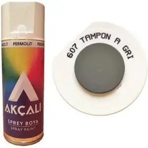 AKÇALI SPREY BOYA METALİK TAMPON A.GRİ 400 ML 607