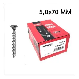 AKDENİZ YHB SUNTA VİDASI 5,0 X 70 550034 200 LÜ