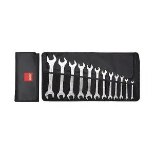 ANS AÇIK AĞIZ ANAHTAR SETİ 12 PARÇA ÇANTALI