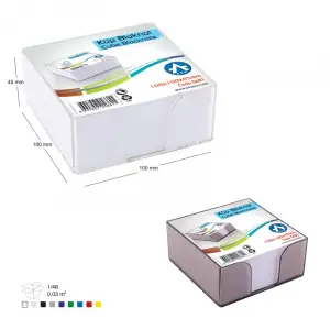 ARK KÜP BLOK NOT BEYAZ 90X90X50 MM 5671