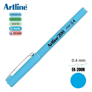 ARTLİNE FİNE.KALEM 0.4 MM A.MAVİ 200N (PKT-12 Lİ)