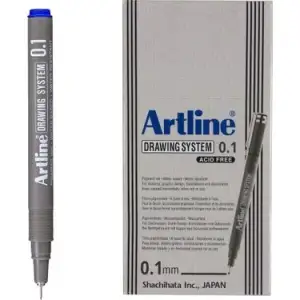 ARTLİNE PERMANENT KALEM MAVİ 0.1 MM 700 (PK-12 Lİ)