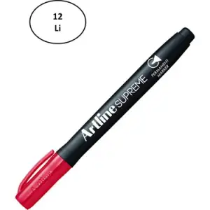 ARTLİNE PERMANENT KALEM RED 1 MM 700 (PKT-12 Lİ)
