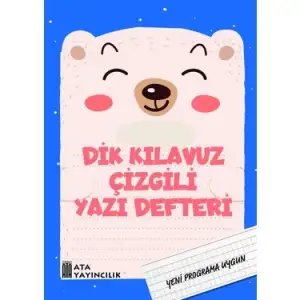 ATA KILAVUZ ÇİZGİLİ YAZI DEFTERİ DİK BÜYÜK BOY