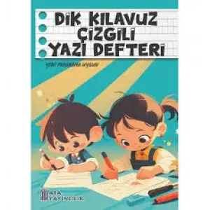 ATA KILAVUZ ÇİZGİLİ YAZI DEFTERİ DİK ORTA BOY