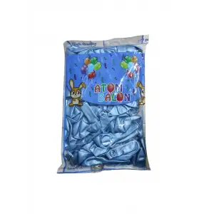 ATOM BALON İÇ MEKAN AÇIK MAVİ 100 LÜ