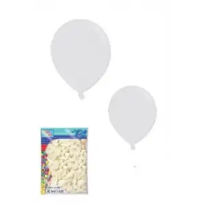 ATOM BALON İÇ MEKAN BEYAZ 100 LÜ