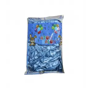ATOM METALİK BALON KOYU MAVİ 100 LÜ