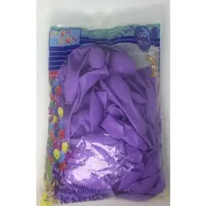 ATOM METALİK BALON MOR 100 LÜ