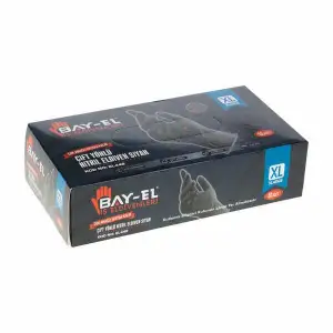 BAY-EL ÇİFT YÖNLÜ NİTRİL ELDİVEN SİYAH XL EL-448(PK-50Lİ)