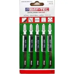 BAY-TEC AHŞAP DEKOBAJ AĞZI T111-C MK-2312 5 Lİ
