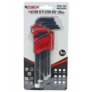 BAY-TEC ALYAN SETİ DÜZ UZUN 180 MM MK-2500