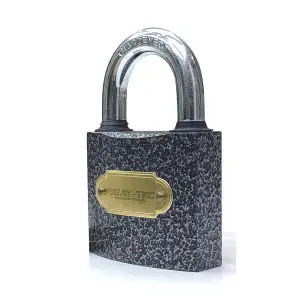 BAY-TEC ASMA KİLİT SENT.GRİ 50 MM 2364  (PK-6 LI)