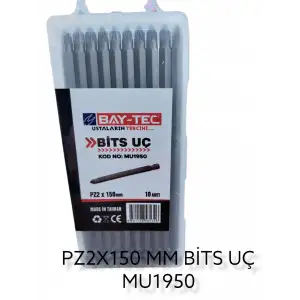 BAY-TEC BİTS UÇ PZ2-150MM POZİ MU-1950 (PKT-10 LU)
