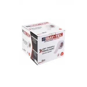 BAY-TEC ÇİFT TARAFLI KÖPÜK BANT 18 MM X2MT MK-0811