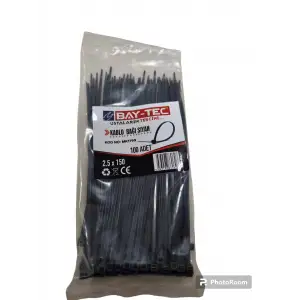 BAY-TEC CIRT KELEPÇE (KABLO BAĞI) 2,5X150 100 LÜ