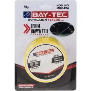 BAY-TEC LEHİM HAVYA TELİ 50 GR 1,2 MM MK-0424
