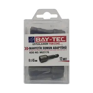 BAY-TEC MANYETİK SOMUN ADAPTÖRÜ 8 X45 MM MU-2170