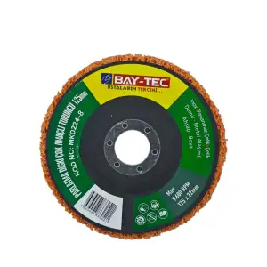 BAY-TEC PARLATMA DİSKİ TURUNCU 125 MM MK-0224-8