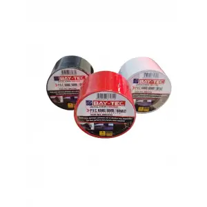 BAY-TEC PVC KANAL BANDI 48X20 YRD.KIRMIZI MK-0743