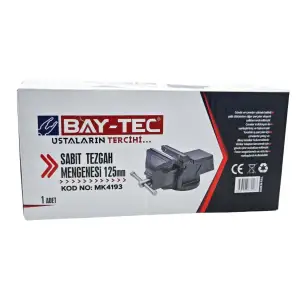 BAY-TEC SABİT TEZGAH MENGENESİ 125 MM MK-4193