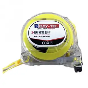 BAY-TEC ŞERİT METRE 5X25 MM ŞEFFAF MK-4141