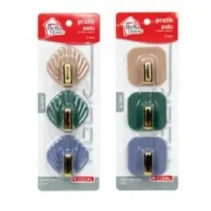 BELLA HOUSE PLASTİK ASKI 3 LÜ K-7873