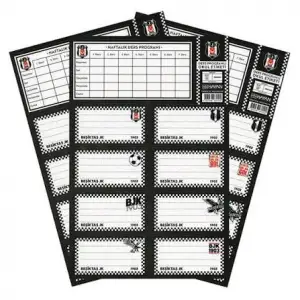BEŞİKTAŞ OKUL ETİKETİ DERS PROGRAM 729276 (PK-25)