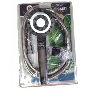 BEYAZSU DUŞ SETİ FİLTRELİ MASAJLI SİYAH VAKUMLU