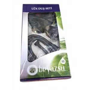 BEYAZSU DUŞ SETİ LÜKS MARDİN SİYAH KUTULU