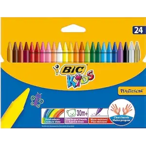 BİC KİDS PASTEL BOYA PLASTİDECOR YUVARLAK 24 LÜ