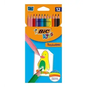 BİC KURU BOYA TROPICOLORS TAM BOY 12 Lİ