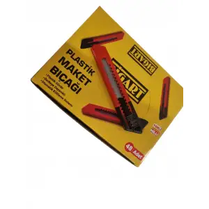 BİGART PLASTİK MAKET BIÇAĞI (PKT-48 Lİ)