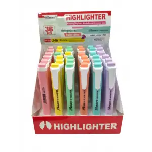 BONACE 6 RENK FOSFORLU KALEM HD-5001 (PKT-36LI)